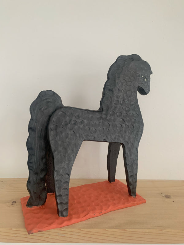 Black Horse w/ red orange base