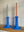 Electric Blue candle stick holders