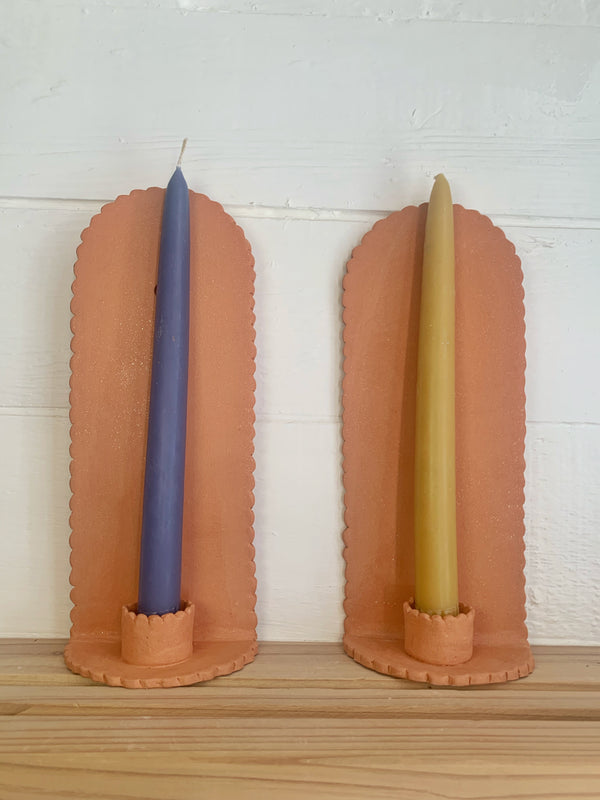 Pair of Candle wall sconces