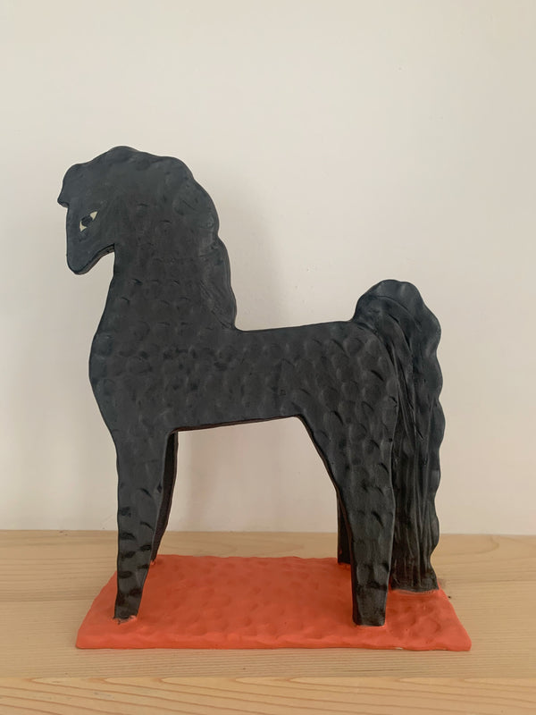 Black Horse w/ red orange base