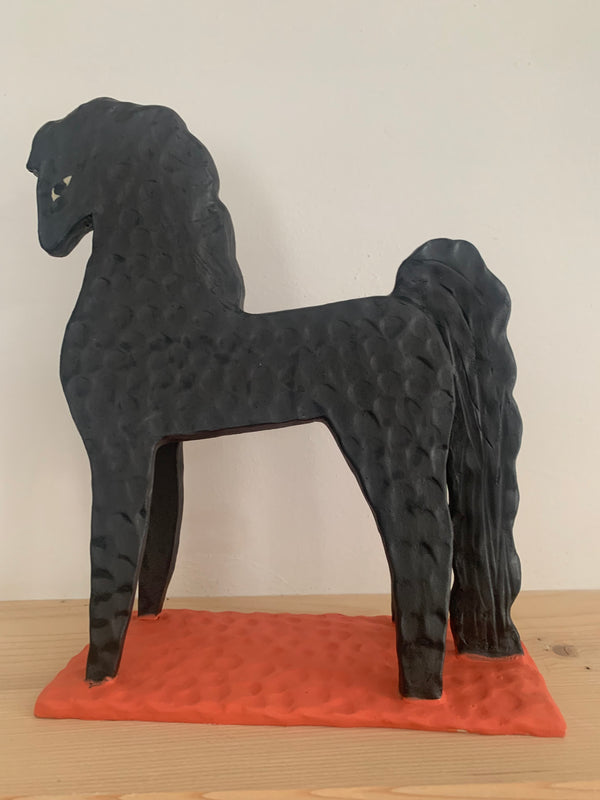 Black Horse w/ red orange base