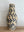 15” Cream stoneware vine vase