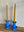 One tier taller  Electric Blue candle stick holders