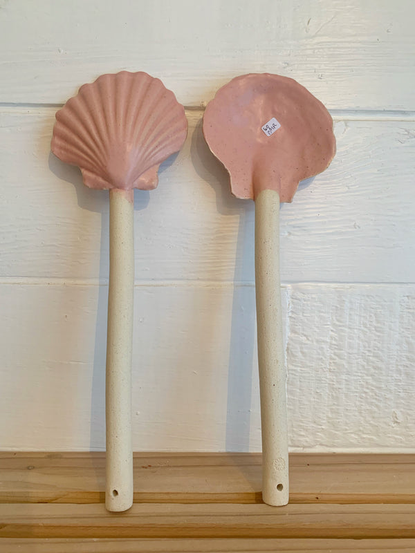 Pink Shell Salad tongs